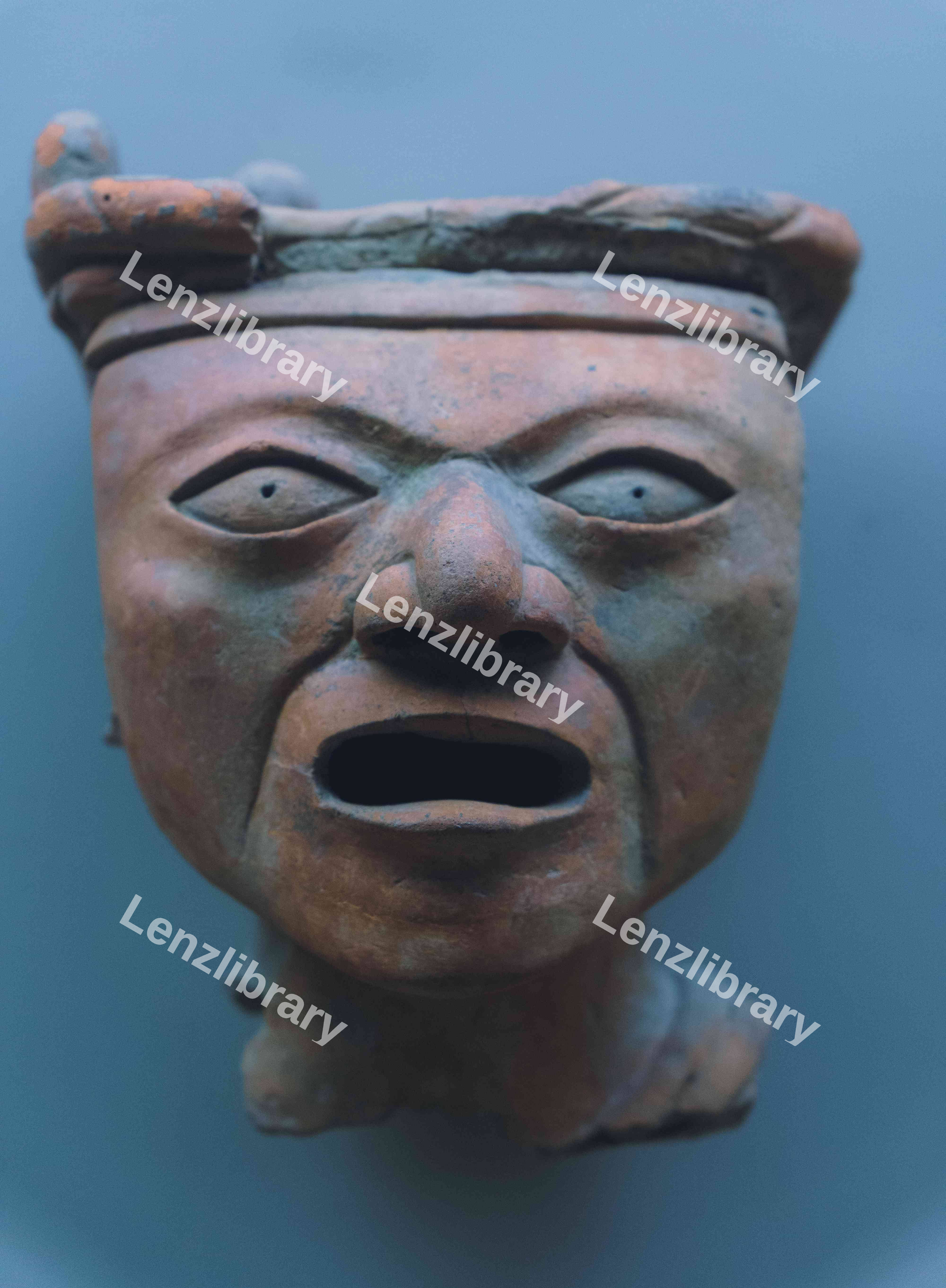 Mayan Mask Sculpture 5